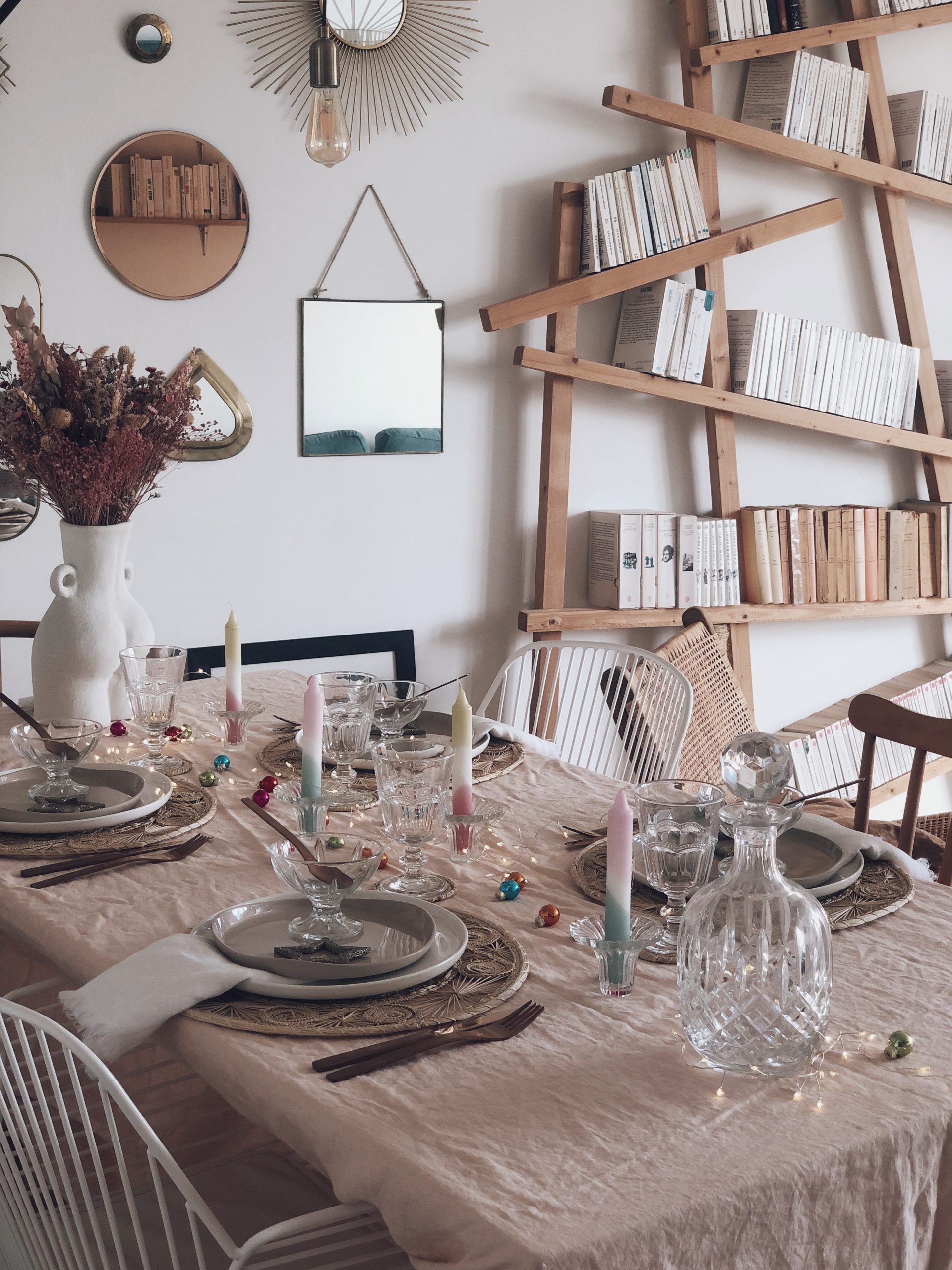 Table de noël kitsch originale Blog déco et lifestyle à Nantes